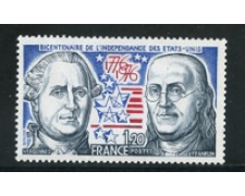 1976 - LOTTO/17390 - FRANCIA - BICENTENARIO U.S.A. - NUOVO