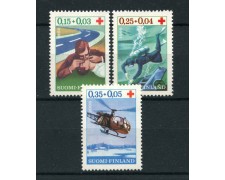 1966 - LOTTO/17529 - FINLANDIA - PRO CROCE ROSSA 3v. - NUOVI