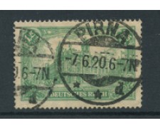 1920 - LOTTO/17720 - GERMANIA - 1,25m. VERDE - USATO 1920 - LOTTO/17720 - GERMANIA - 1,25m. VERDE - USATO