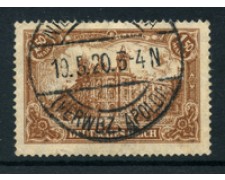 1920 - LOTTO/17721 - GERMANIA - 1,50m. BRUNO - USATO 1920 - LOTTO/17721 - GERMANIA - 1,50m. BRUNO - USATO