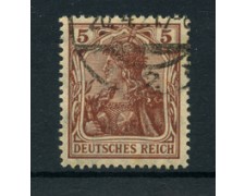 1920 - LOTTO/17724 - GERMANIA - 5p. BRUNO - USATO 1920 - LOTTO/17724 - GERMANIA - 5p. BRUNO - USATO