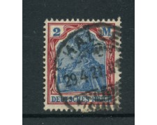1920 - LOTTO/17741 - GERMANIA - 2m. CARMINIO AZZURRO - USATO 1920 - LOTTO/17741 - GERMANIA - 2m. CARMINIO AZZURRO - USATO