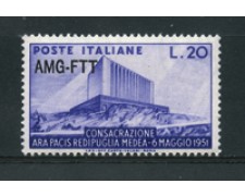 1951 - LOTTO/17967 - TRIESTE A - ARA PACIS - NUOVO