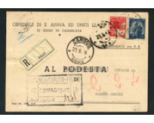 1946 - LOTTO/18287 - LUOGOTENENZA - UMBERTO  RE DI MAGGIO