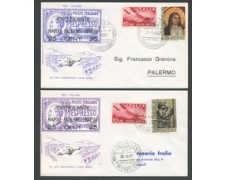 ITALIA - 1967 - LOTTO/18341 - 50° ANNIV. VOLO NAPOLI /PALERMO ITALIA - 1967 - LOTTO/18341 - 50° ANNIV. VOLO NAPOLI /PALERMO