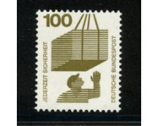 1972 - LOTTO/18920 - GERMANIA FEDERALE - 100p. INFORTUNI - NUOVO
