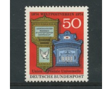 1974 - LOTTO/18946 - GERMANIA FEDERALE - CENTENARIO U.P.U. - NUOVO 1974 - LOTTO/18946 - GERMANIA FEDERALE - CENTENARIO U.P.U. - NUOVO