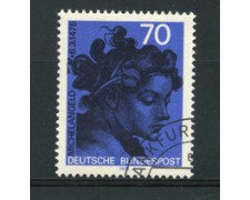 1975 - LOTTO/18950U - GERMANIA FEDERALE - 5° CENTENARIO MICHELANGELO - USATO 1975 - LOTTO/18950U - GERMANIA FEDERALE - 5° CENTENARIO MICHELANGELO - USATO