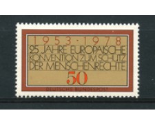 1978 - LOTTO/19006 - GERMANIA - DIRITTI DELL'UOMO - NUOVO