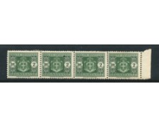 1945 - LOTTO/19121 - LUOGOTENENZA - 2 LIRE SEGNATASSE - NUOVO