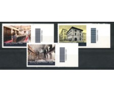 2014 - LOTTO/19151CB - REPUBBLICA - BIBLIOTECHE 3v. CODICE A BARRE