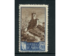 1949 - LOTTO/19192 - SAN MARINO - 200 LIRE PAESAGGI - LING.