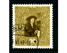 1949 - LOTTO/19235 - LIECHTENSTEIN - 90r. QUADRO DI B. STRIGEL - USATO
