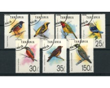 1992 - LOTTO/19266 - TANZANIA - UCCELLI LOCALI 7v. - USATI 1992 - LOTTO/19266 - TANZANIA - UCCELLI LOCALI 7v. - USATI