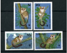 1989 - LOTTO/19278 - TANZANIA - GALAGIDI 4V. - NUOVI