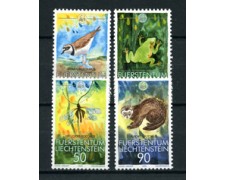 1989 - LOTTO/19304 - LIECHTENSTEIN - PROTEZIONE NATURA 4v. - NUOVI 1989 - LOTTO/19304 - LIECHTENSTEIN - PROTEZIONE NATURA 4v. - NUOVI
