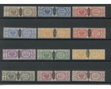 1945 - LOTTO/19419 - LUOGOTENENZA - PACCHI POSTALI 12v. - NUOVI
