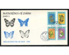 1988 - LOTTO/19577 - PALAU - FARFALLE 4V. - BUSTA FDC 1988 - LOTTO/19577 - PALAU - FARFALLE 4V. - BUSTA FDC