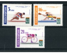 1993 - ALBANIA - LOTTO/20074 - GIOCHI MEDITERRANEO 3v. - NUOVI