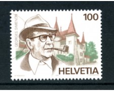 1994 - LOTTO/20279 - SVIZZERA - GEORGES SIMENON - NUOVO 1994 - LOTTO/20279 - SVIZZERA - GEORGES SIMENON - NUOVO