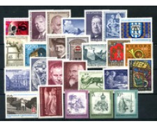 1973 - LOTTO/20573 - AUSTRIA -  26 FRANCOBOLLI  NUOVI ANNO 1973