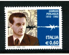 2010 - LOTTO/21242 - REPUBBLICA - GIORGIO PERLASCA - NUOVO 2010 - LOTTO/21242 - REPUBBLICA - GIORGIO PERLASCA - NUOVO