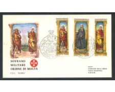 1971 - LOTTO/21481 - SMOM - NATALE 3v.  BUSTA FDC