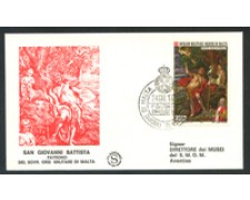 1973 - LOTTO/21485 - SMOM - S.GIOVANNI BATTISTA  BUSTA FDC