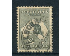 1912/19 - LOTTO/21531B - AUSTRALIA - 2d. GRIGIO - USATO