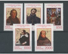 1992 - LOTTO/22185 - VATICANO - SCOPERTA DELL'AMERICA 5v. - NUOVI 1992 - LOTTO/22185 - VATICANO - SCOPERTA DELL'AMERICA 5v. - NUOVI