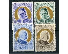 1951 - LOTTO/22203 - VATICANO - BEATIFICAZIONE DI PIO X° 4v. - NUOVI