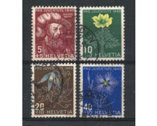 1949 - LOTTO/22286 - SVIZZERA - PRO JUVENTUTE 4v. - USATI