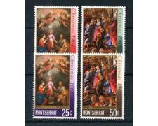 1968 - MONTSERRAT - LOTTO/22352 - NATALE  DIPINTI 4v. - NUOVI