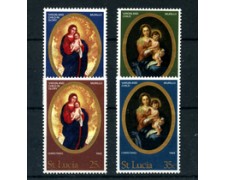 1968 - ST.LUCIA - LOTTO/22355 - NATALE 4v. - NUOVI