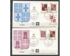 1979 - LOTTO/22380 - SMOM -  STEMMI - 2 FDC