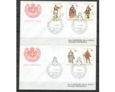 1979 - LOTTO/22382 - SMOM - ANTICHE UNIFORMI - 2 FDC