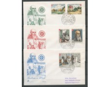 1973 - LOTTO/22384 - SMOM - LEBBROSARI 3 BUSTE FDC