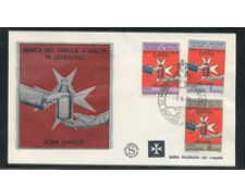 1975 - LOTTO/22386 - SMOM - BANCA DEL SANGUE - FDC