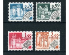 1980 - LOTTO/22660 - FRANCIA - PREANNULLATI  - MONUMENTI STORICI 4v. - NUOVI