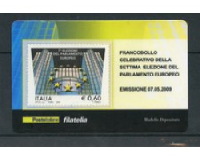 2009 - LOTTO/22717 - REPUBBLICA - PARLAMENTO EUROPEO - TESSERA FILATELICA 2009 - LOTTO/22717 - REPUBBLICA - PARLAMENTO EUROPEO - TESSERA FILATELICA