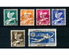 1932 - LOTTO/22836 - SVIZZERA - CONFERENZA DISARMO 6V. - USATI