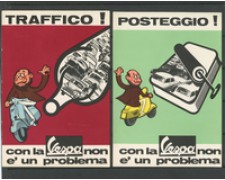 LOTTO/22947 - VESPA - ITALIA - 2 CARTOLINE NUOVE ANNI 60