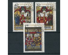1979 - LOTTO/23205 - LIECHTENSTEIN - VETRATE CON STEMMI 3v. - USATI
