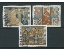 1979 - LOTTO/23206 - LIECHTENSTEIN - NATALE ARAZZI 3v. - USATI