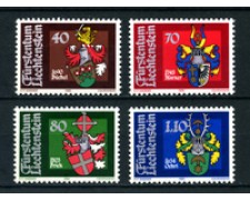 1980 - LOTTO/23533 - LIECHTENSTEIN - STEMMI LANDAMMANNI 4v. - NUOVI