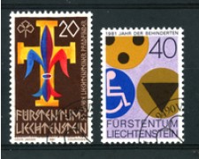1981 - LOTTO/23543U - LIECHTENSTEIN - AVVENIMENTI 2 v. - USATI