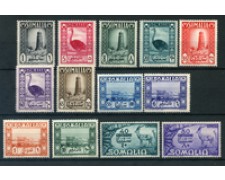 1950 - LOTTO/23754 - SOMALIA AFIS - SOGGETTI AFRICANI 13v. - NUOVI