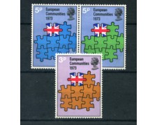 1973 - LOTTO/24032 - GRAN BRETAGNA - INGRESSO IN EUROPA 4v. - NUOVI