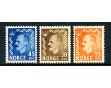 1950 - LOTTO/24060 - NORVEGIA - 45/50755 RE HAAKON 3v. - LING.
