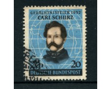 1952 - LOTTO/24237 - GERMANIA FEDERALE - CARL SCHURZ - USATO 1952 - LOTTO/24237 - GERMANIA FEDERALE - CARL SCHURZ - USATO